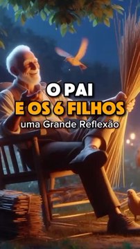 O Pai e os 6 Filhos #historia #reflexao #contos #fabula