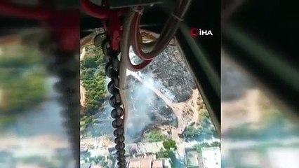 İzmir'de yanan araç ormanı yaktı