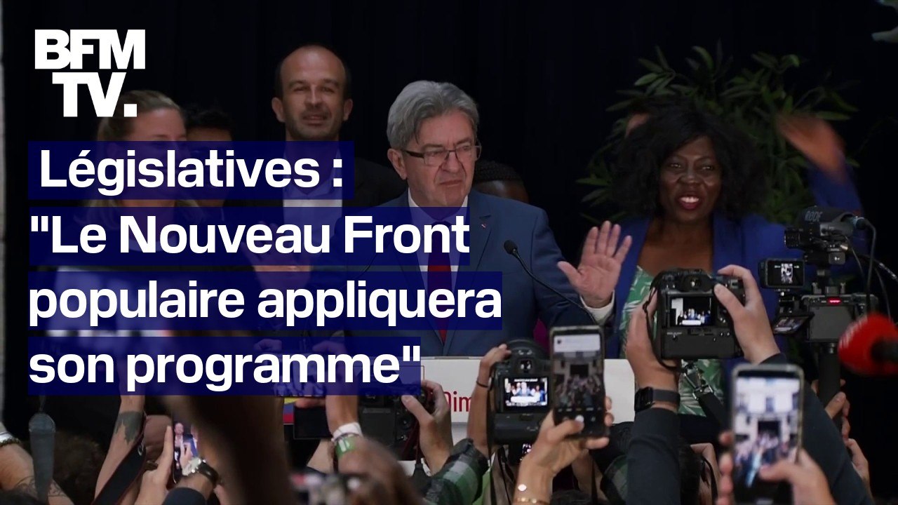 Législatives 2024: le discours intégral de Jean-Luc Mélenchon après la victoire du Nouveau Front populaire au second tour