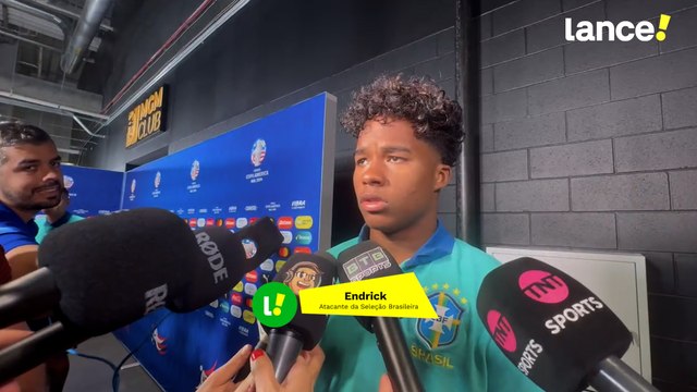 Endrick lamenta eliminação do Brasil e pede apoio da torcida brasileira