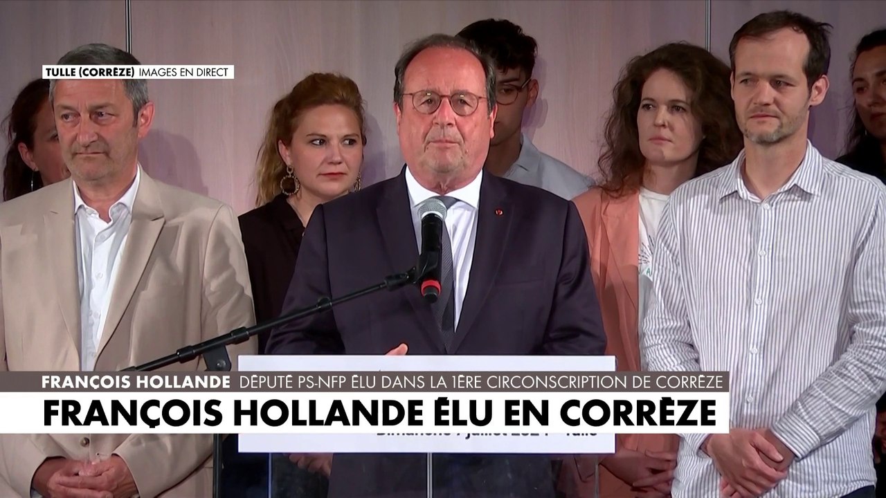 François Hollande : «Nous avons un résultat qui nous donne une satisfaction, mais aussi une responsabilité. La satisfaction, c'est d'avoir permis d'écarter l'extrême droite»