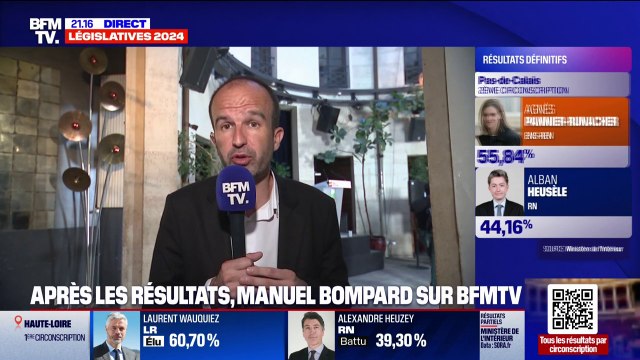 NFP en tête des législatives: Le président de la République a le devoir d'appeler au gouvernement le NFP pour mettre en œuvre son programme , affirme Manuel Bompard