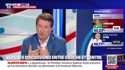 Résultats législatives 2024: "Ce résultat n'est qu'un sursis, ce n'est qu'un répit", affirme Yannick Jadot (les Écologistes)