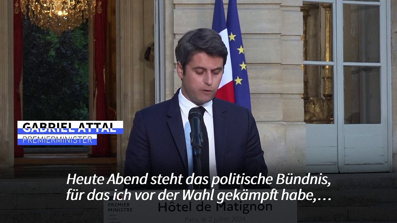Nach Wahlschlappe: Frankreichs Premier Attal bietet Rücktritt an