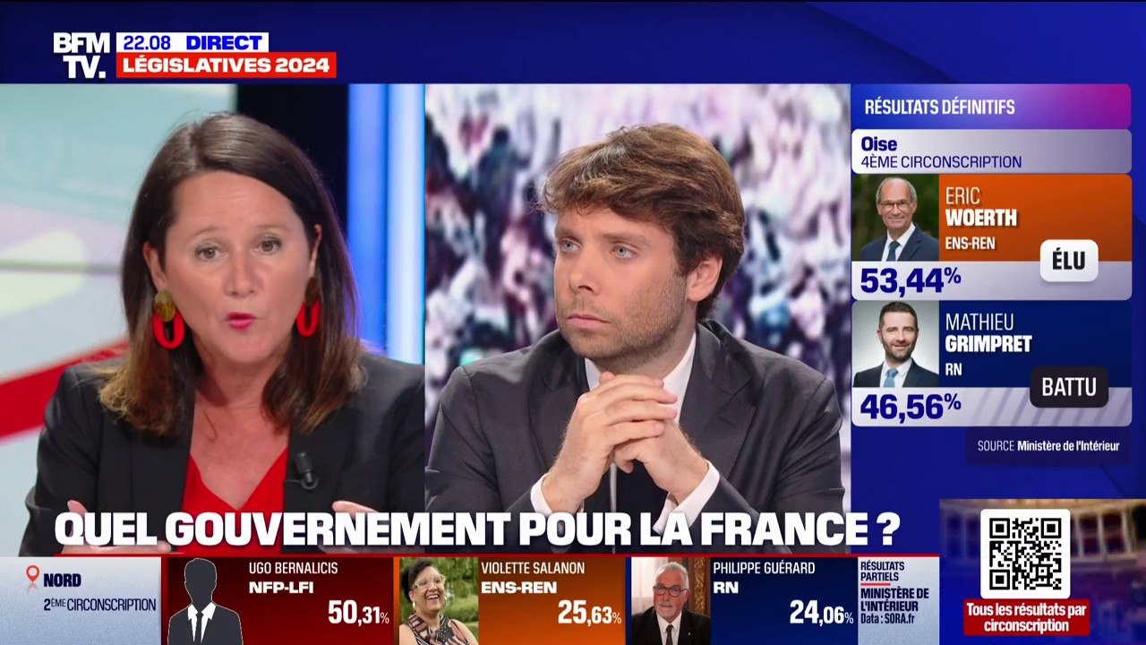 Résultats législatives 2024: "Il ne peut y avoir aucun petit arrangement, aucune combinaison", assure Johanna Rolland, maire PS de Nantes