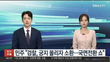 민주 "검찰, 궁지 몰리자 이재명 부부 소환…국면전환 쇼"
