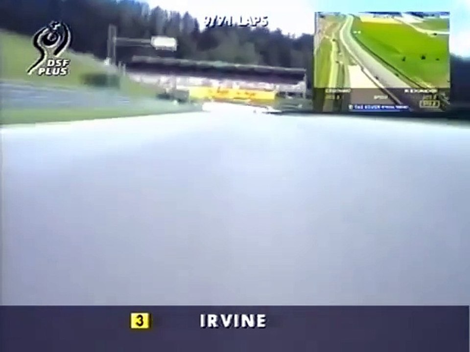 F1 – Eddie Irvine (Ferrari V10) Onboard – Austria 1998