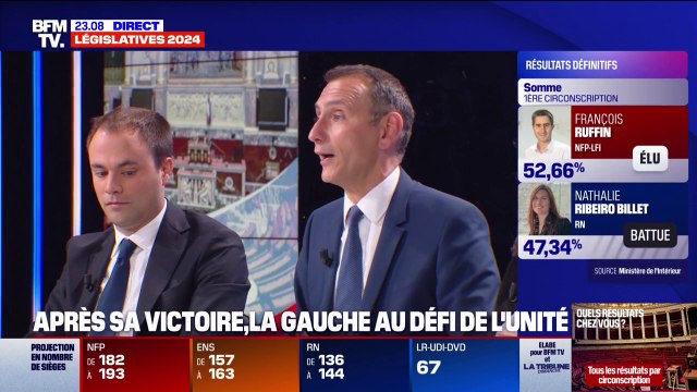 Résultats législatives 2024: La France est ingouvernable avec une gauche fanatique qui est prête à tout pour gouverner , affirme Laurent Jacobelli (RN)