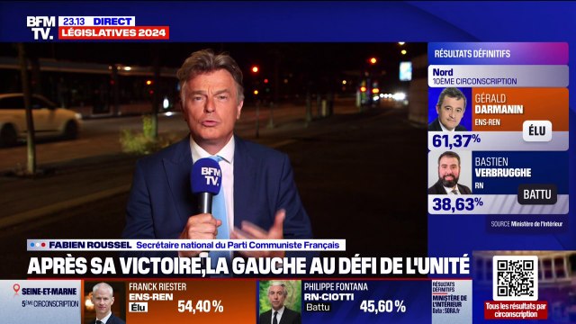 Résultats législatives 2024: Nous voulons faire. Nous sommes prêts , affirme Fabien Roussel (PCF)