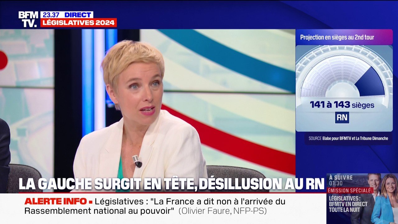 Résultats législatives 2024: "Il faut un changement de culture politique pour gouverner ce pays dans l'état dans lequel on le trouve", estime Clémentine Autain (LFI)