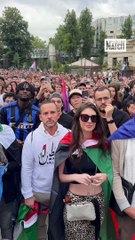 Explosion de joie des militants de gauche le 7 juillet