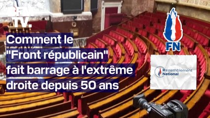 Comment le "Front républicain" fait-il barrage à l'extrême droite depuis plus de 50 ans?