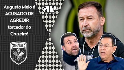 URGENTE! "O Augusto Melo FOI ACUSADO de DAR UM SOCO em um torcedor do Cruzeiro, gente! Isso é..."
