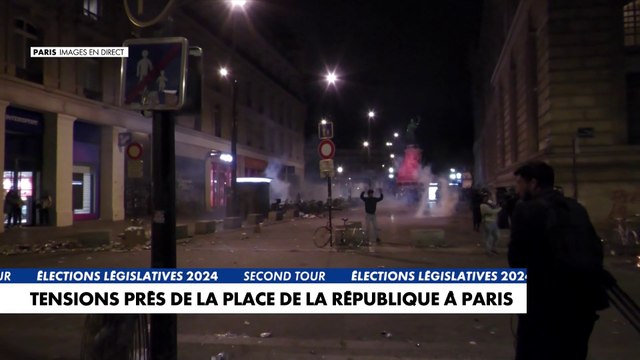 Élections législatives 2024 : tensions près de la place de la République à Paris