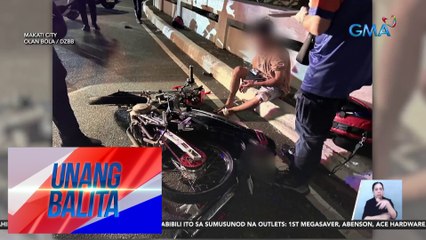 2 motorcycle rider, sugatan matapos maaksidente sa EDSA-Magallanes Interchange | Unang Balita