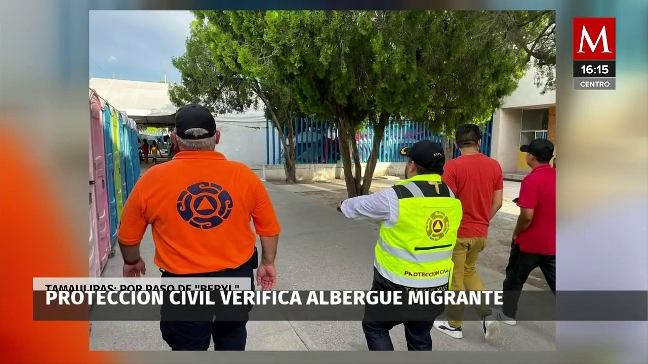 En Tamaulipas, Protección Civil inspecciona albergues para garantizar la seguridad de los migrantes