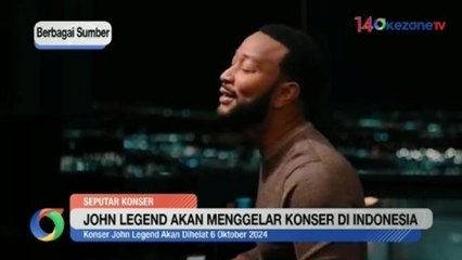 John Legend akan Gelar Konser Tunggal di Indonesia