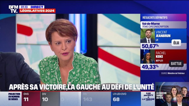 Résultats législatives 2024: On a vraiment été au bord du gouffre avec ce Rassemblement national aussi élevé , confie Najat Vallaud-Belkacem