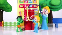 KIDS PLAYING WITH A VENDING MACHINE  PLAY DOH CARTOONS FOR KIDS