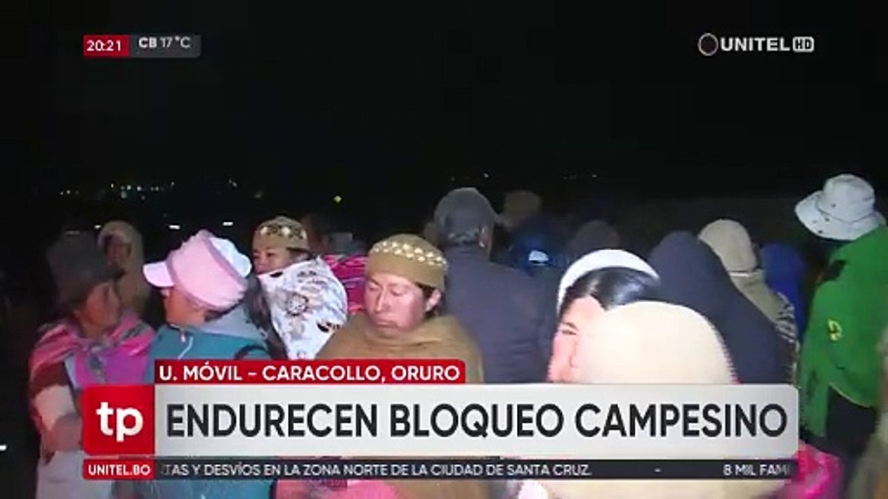 Bloqueo en Caracollo: Dos comunarios están hospitalizados tras enfrentamiento con policías