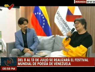 18º Festival Mundial de Poesía de Venezuela inicia este 8 de julio en Caracas