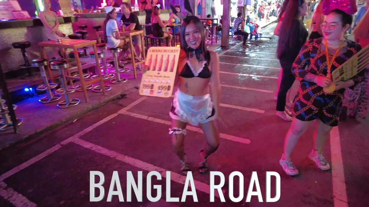 Bangla Road Nightlife Downtown Patong Beach Open