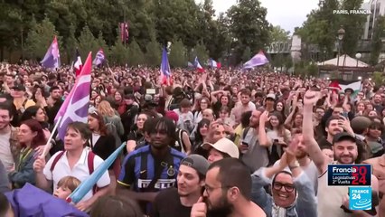 Franceses reaccionan a los inesperados resultados de las legislativas anticipadas