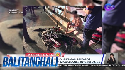 2 rider ng motorsiklo, sugatan matapos maaksidente sa EDSA-Magallanes interchange | Balitanghali