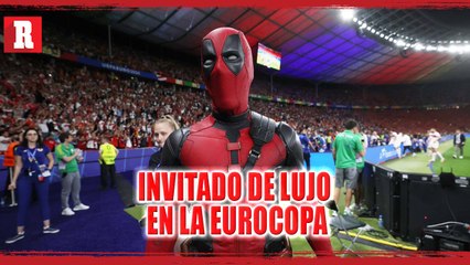 ¡INVITADO DE LUJO! DEADPOOL ESTUVO PRESENTE EN UN PARTIDO DE LA EUROCOPA 2024