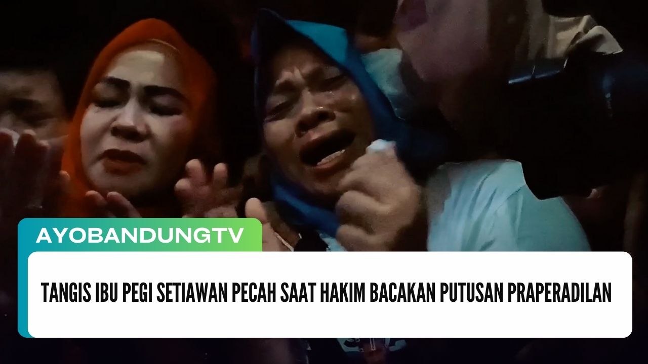 Tangis Ibu Pegi Setiawan Pecah Saat Hakim Bacakan Putusan Praperadilan