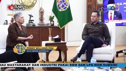 Menteri AHY Terima Kunjungan Dubes Australia Bahas Kerjasama Pendidikan dan SDM