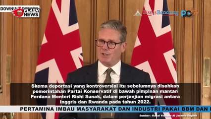 PM Inggris Keir Starmer Akan Hentikan 'Buang' Imigran Gelap  Rwanda