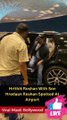 Hrithik Roshan With Son Hredaan Roshan Spotted At Airport