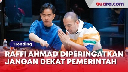 Makan Bareng Gibran, Raffi Ahmad Diperingatkan Jangan Terlalu Dekat dengan Pemerintah: Nanti Terjebak...