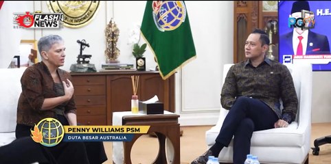 Menteri AHY Terima Kunjungan Dubes Australia Bahas Kerjasama Pendidikan dan SDM