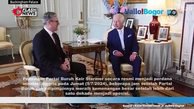 Keir Starmer Resmi Jadi PM Inggris, Jabat Tangan dengan Raja Charles III di Istana Buckingham