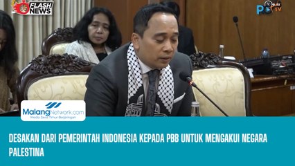 Desakan dari Pemerintah Indonesia kepada PBB untuk Mengakui Negara Palestina