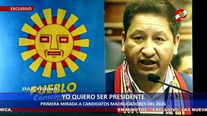 ¡Exclusivo! Quiero ser presidente: primera mirada a candidatos madrugadores del 2026