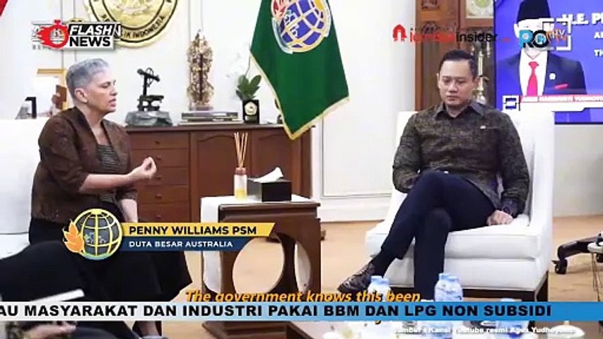 MENTERI AHY TERIMA KUNJUNGAN DUBES AUSTRALIA BAHAS KERJASAMA PENDIDIKAN DAN SDM