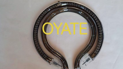 1000w Shortwave Halogen Heating Element Clear Heat Tube