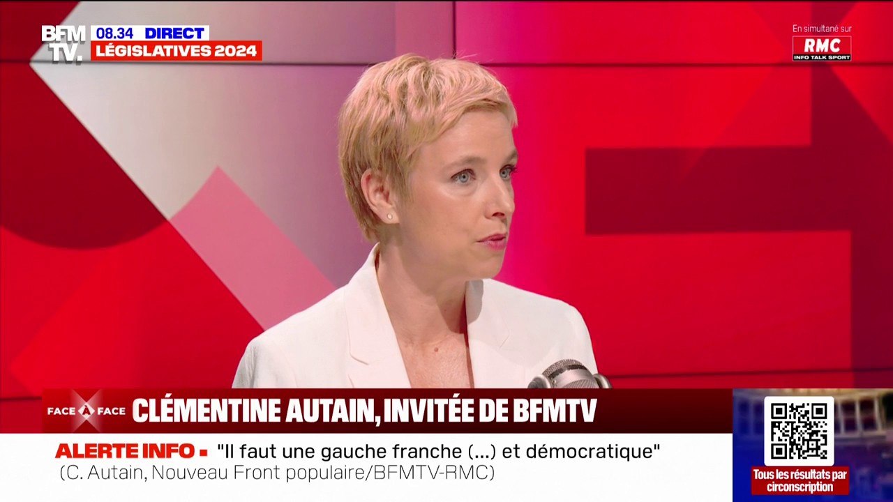 Victoire des dissidents LFI: Clémentine Autain estime qu'un "message assez clair" a été envoyé par les électeurs
