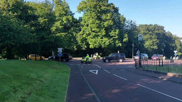 New Prime Minister Keir Starmer arrives at Stormont to meet NI's First and deputy First Ministers