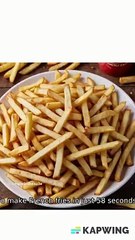 How to make french fries in less than a minute #shorts #viral