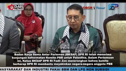 INDONESIA DESAK PBB AKUI KEANGGOTAAN PALESTINA