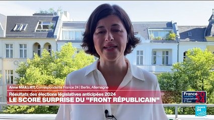 Législatives 2024 : les réactions en Allemagne après la défaite de l'extrême droite en France