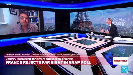 French legislative elections: 'Nation rallied against National Rally', historian says