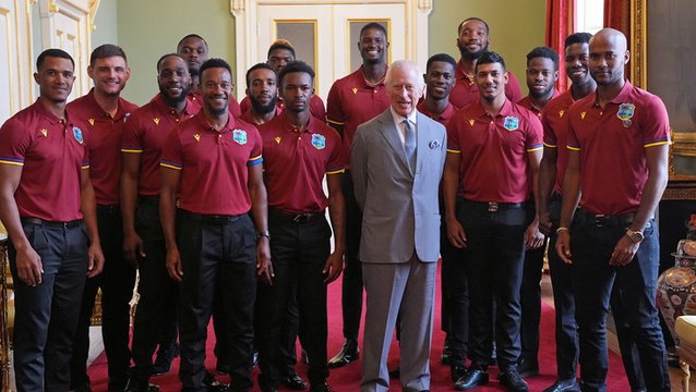 King Charles hosts West Indies cricket team at Buckingham Palace ahead of Lord’s Test match