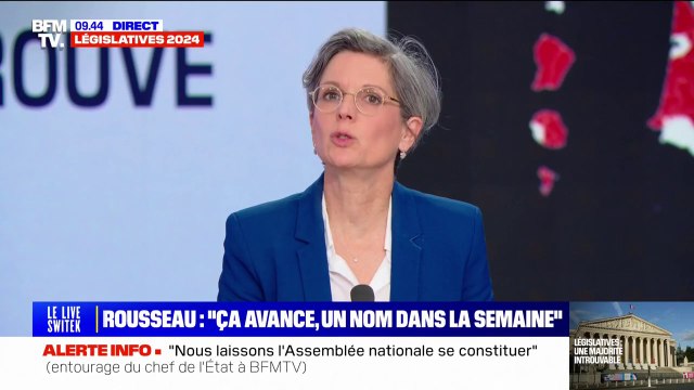 Sandrine Rousseau (EELV): Le Nouveau Front populaire ne gouvernera pas par 49.3
