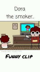 Dora the explorer  #short #notyourtype #angryprash #rgbucketlist #kirtichow#animation