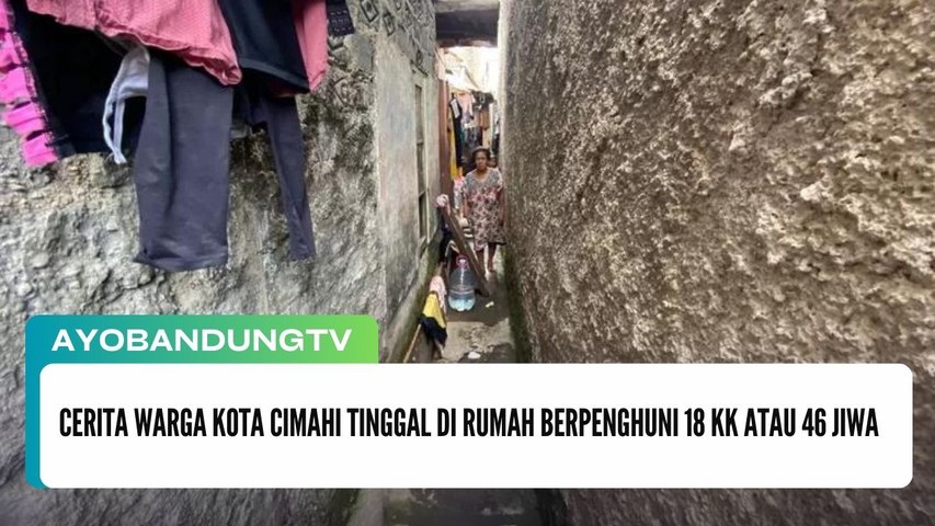 Cerita Warga Kota Cimahi Tinggal di Rumah Berpenghuni 18 KK atau 46 Jiwa